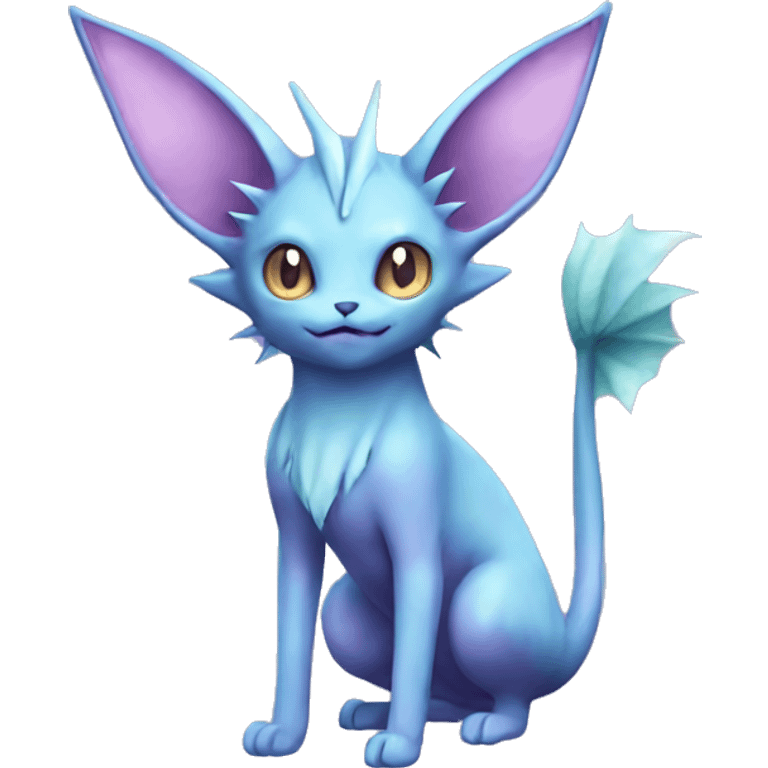 Espeon-Vaporeon full body emoji