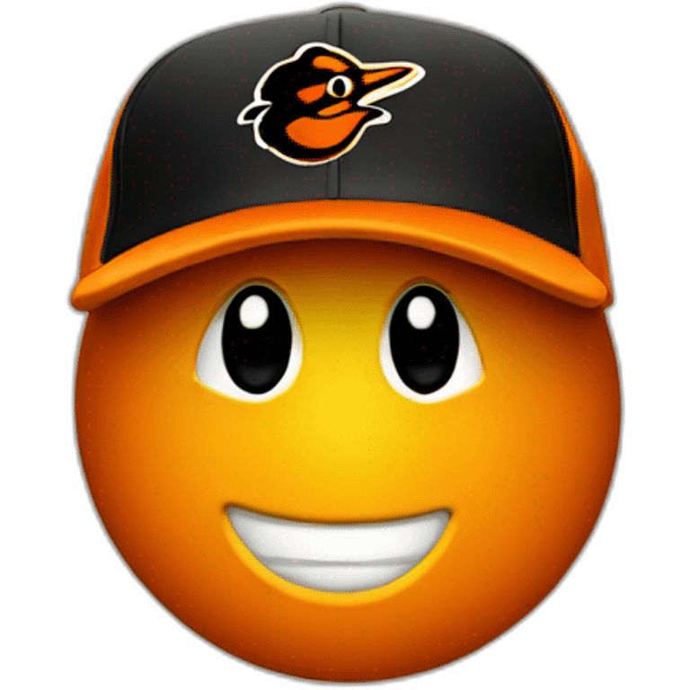 Baltimore Orioles hat emoji