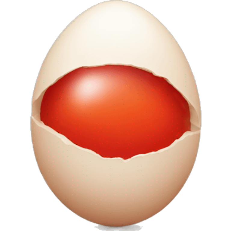 red egg emoji