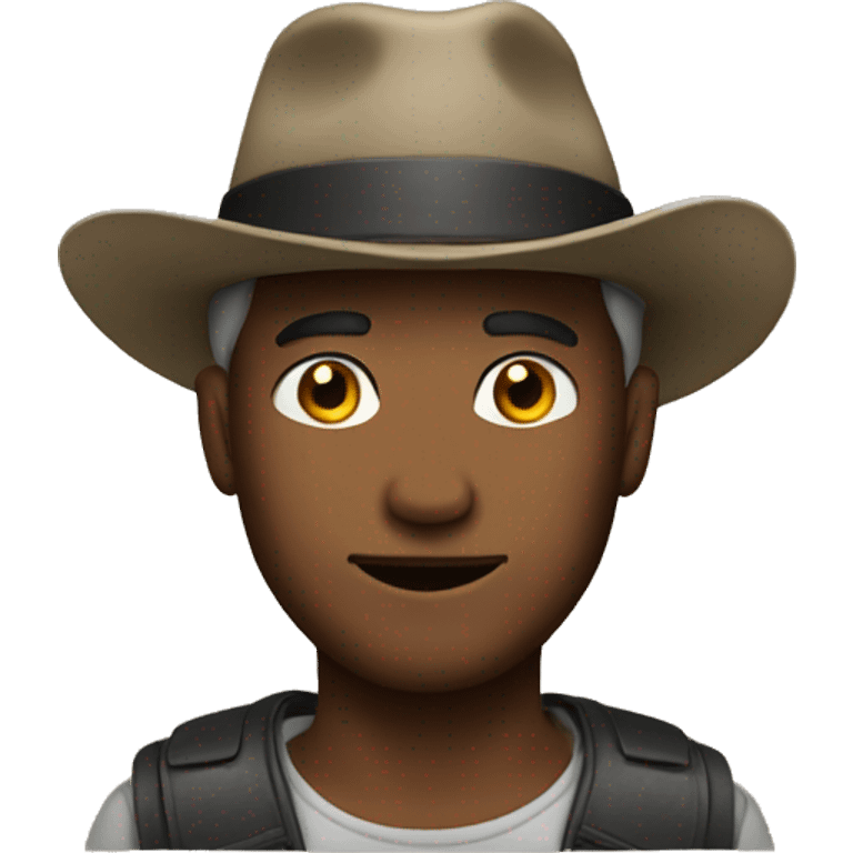 Men with hat emoji