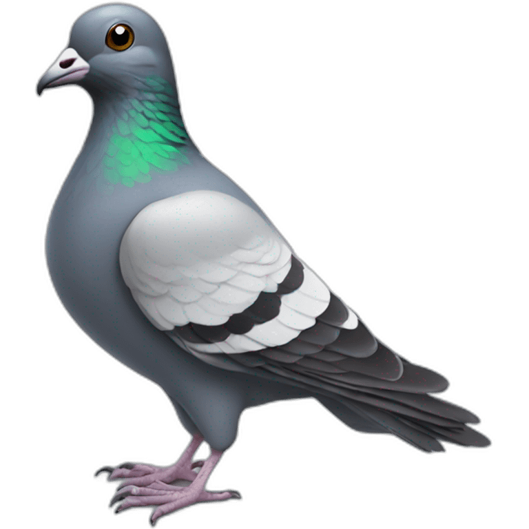 pigeon Working Labtop emoji