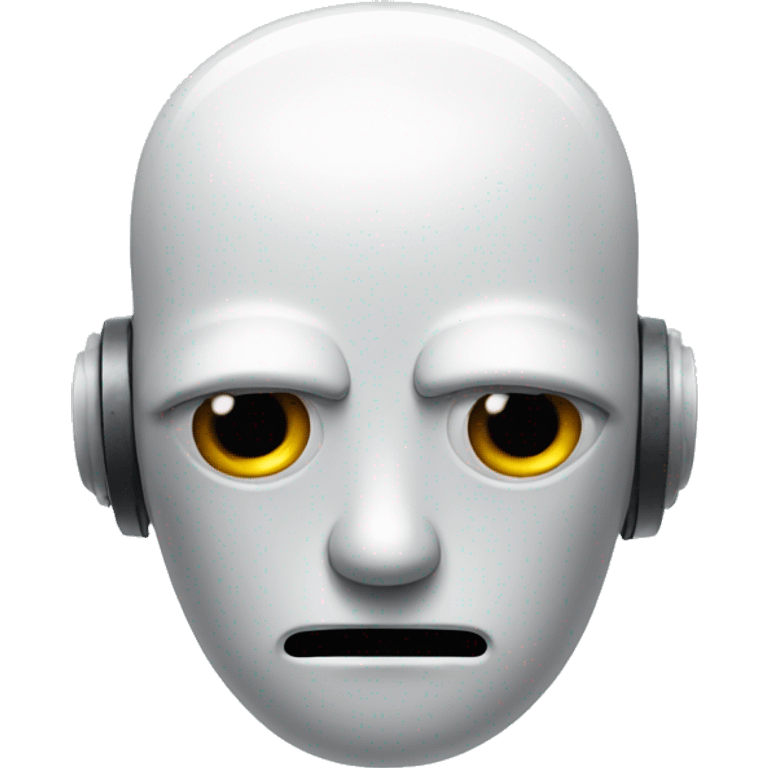 sad robot face emoji