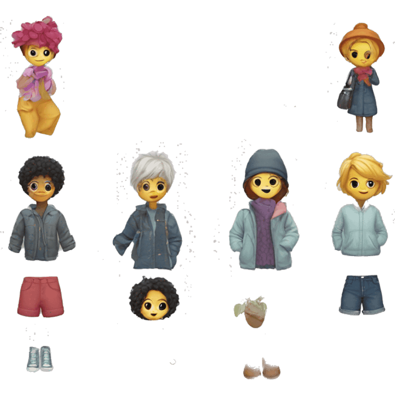 spring winter summer autumn emoji