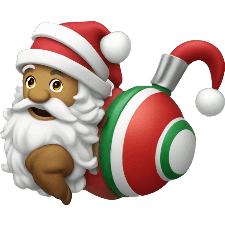 Santa bobber emoji