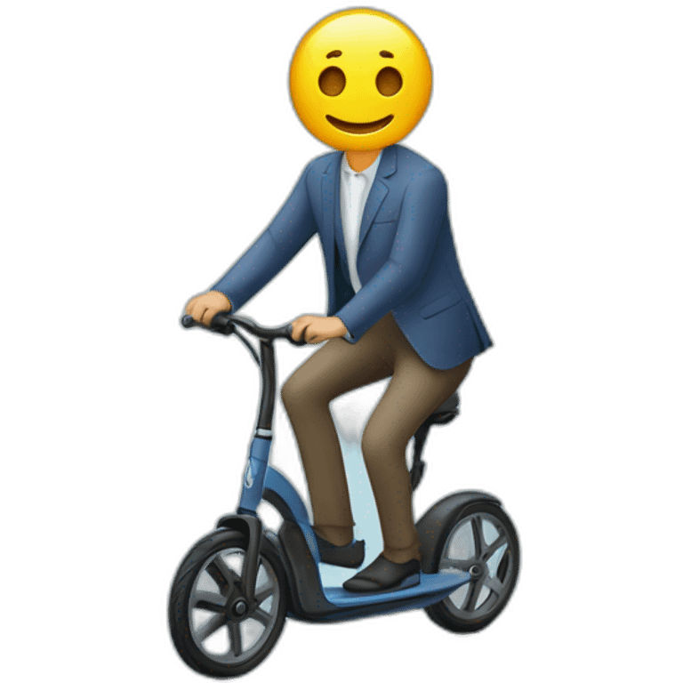 Volkswagen id.3 riding a unicycle emoji