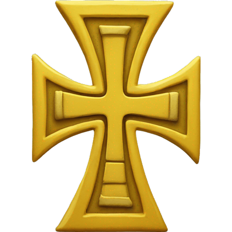 ank an egypcian cross in yellow emoji