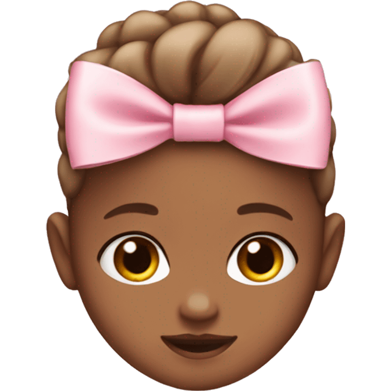 Baby pink bow emoji