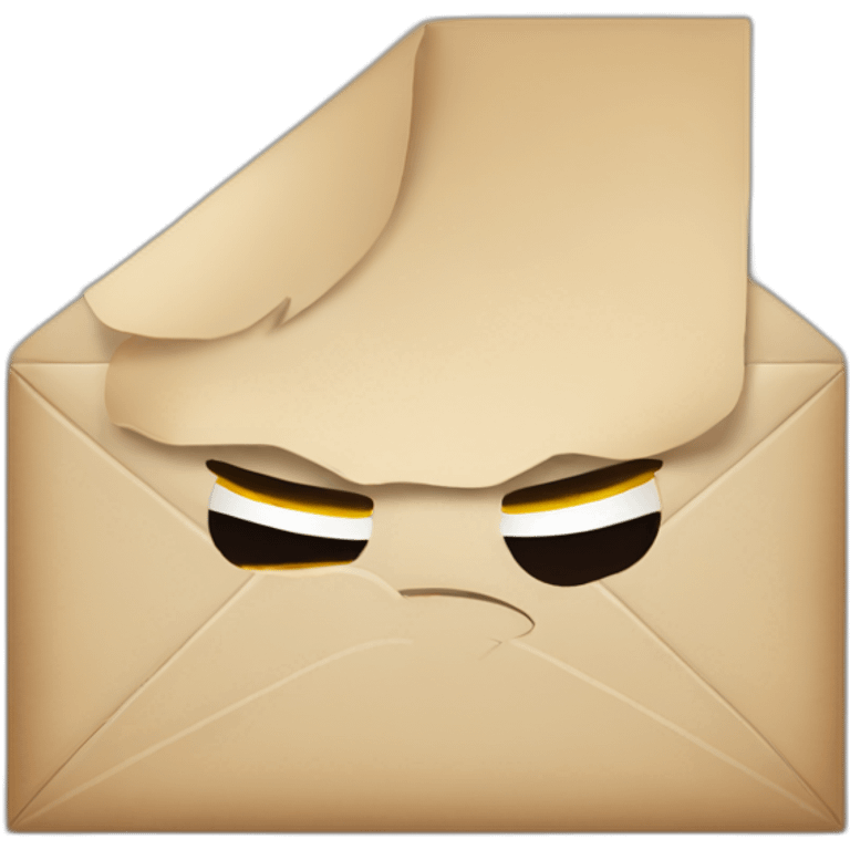 Angry mail emoji