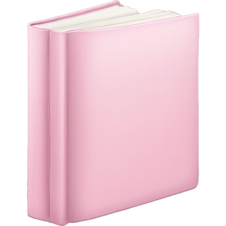 Light pink book emoji