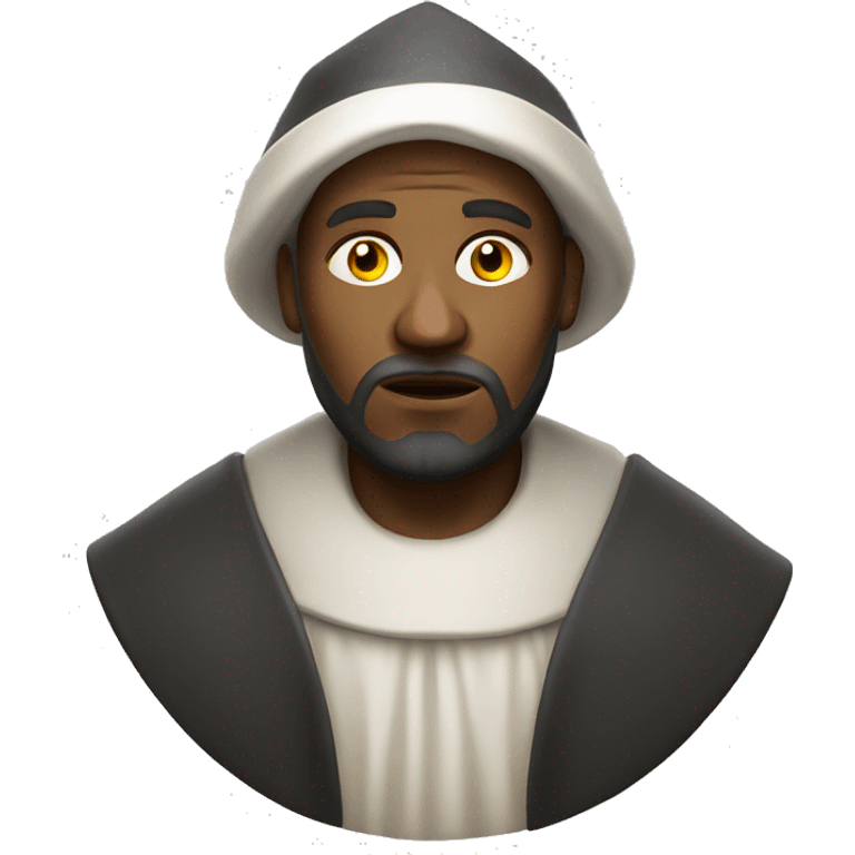 religious pilgrim light photorealistic serious emoji