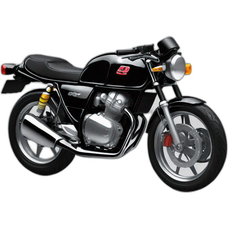 honda cb400n black body cafe racer emoji