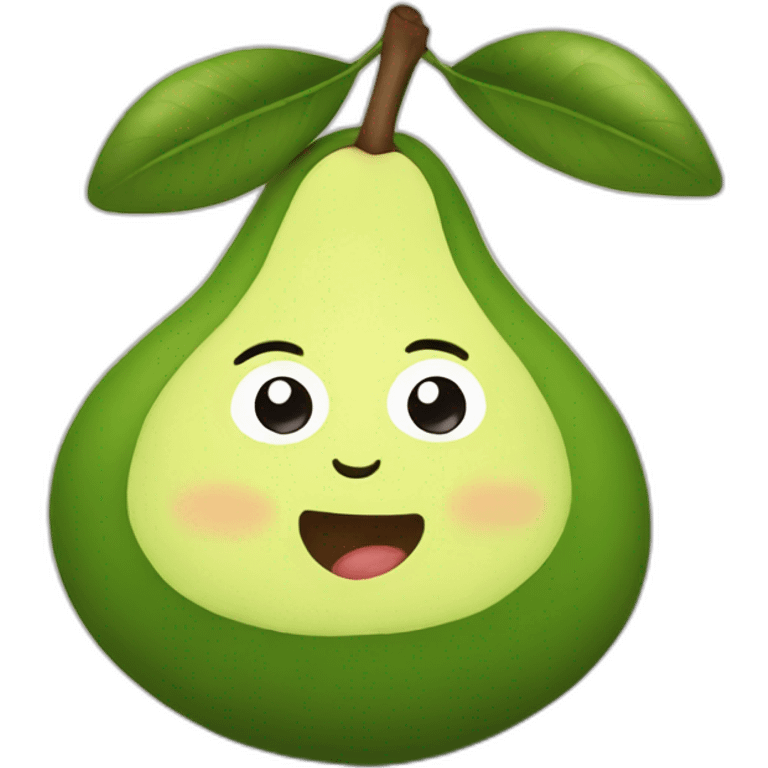 cute avocado emoji