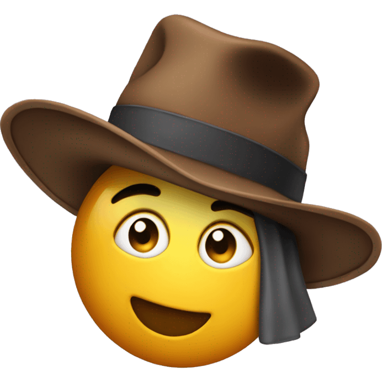 Heat with hat emoji