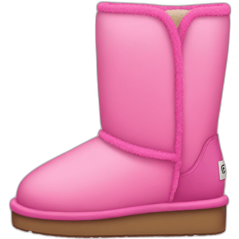 pink ugg boots emoji