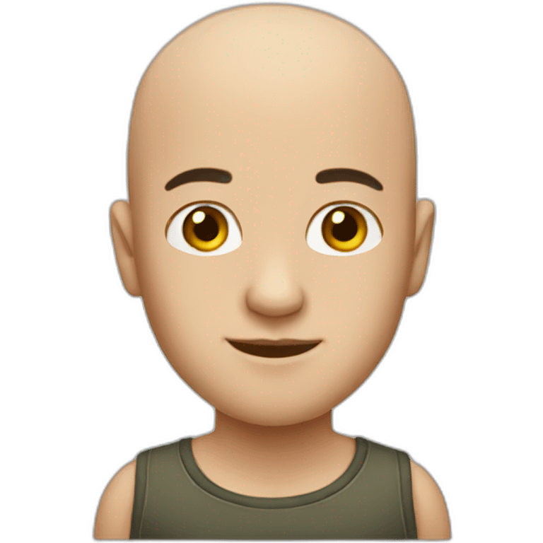 Bald emoji