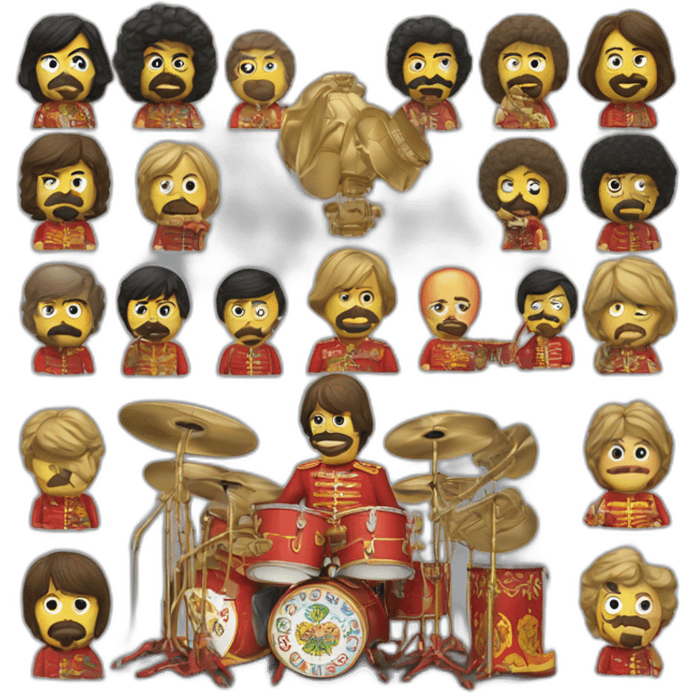 Sgt Peppers lonely Hearts club band emoji