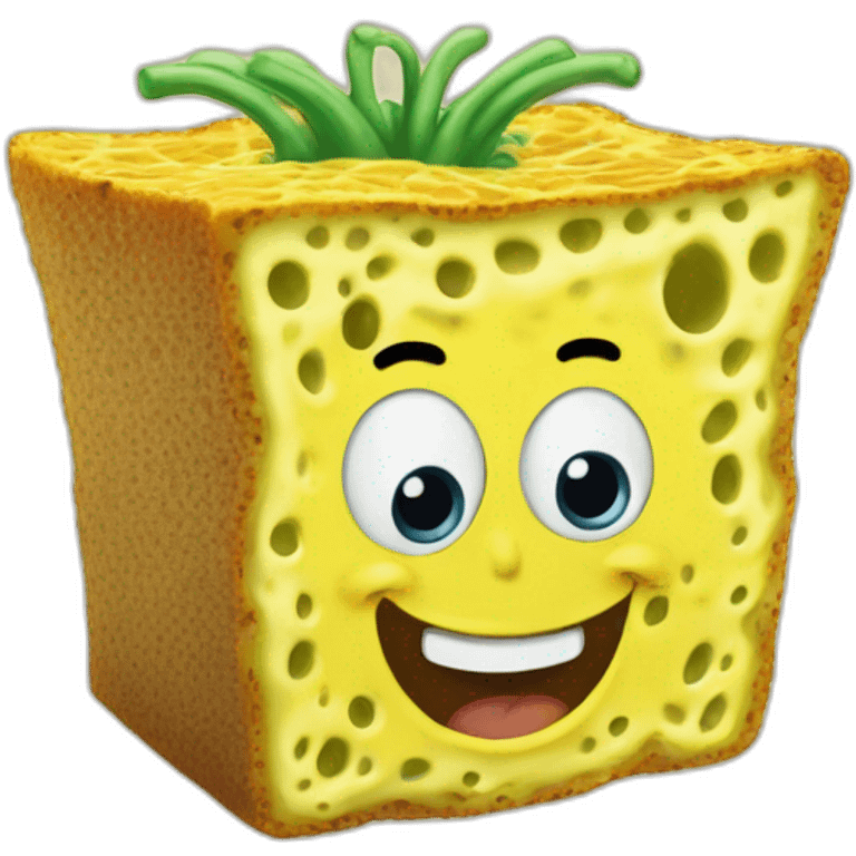 sponge bob square roots emoji