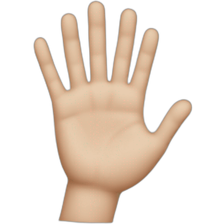 Hand emoji