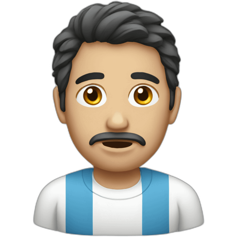 Poor argentine emoji