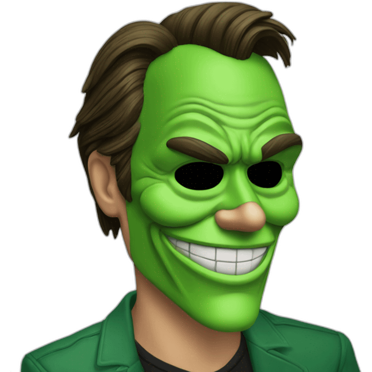 Jim Carrey the mask emoji