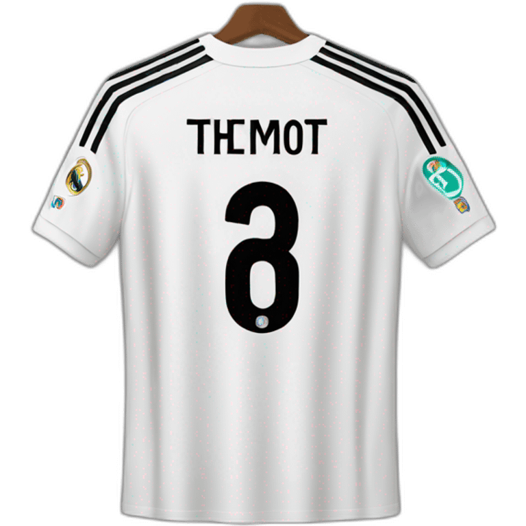 Real Madrid jersey emoji