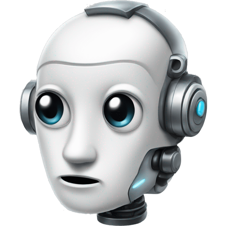 a thinking robot emoji