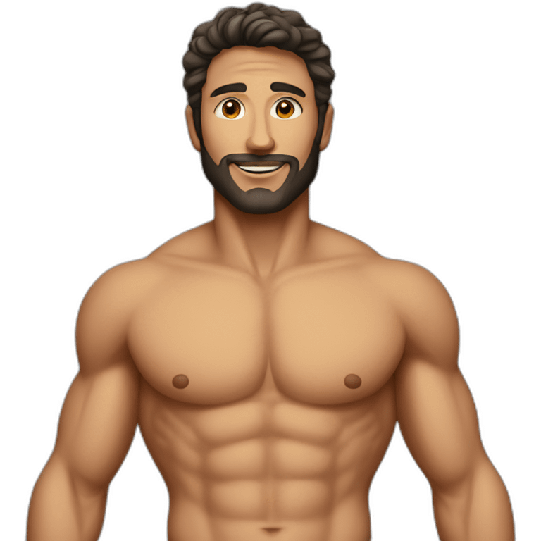 sexy man body emoji