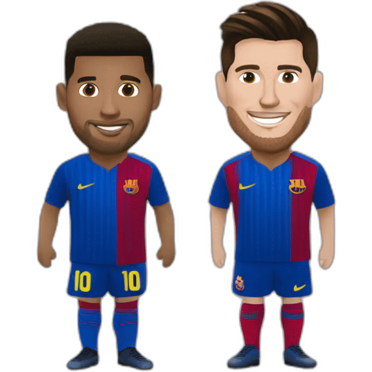 Ronaldo et messi emoji