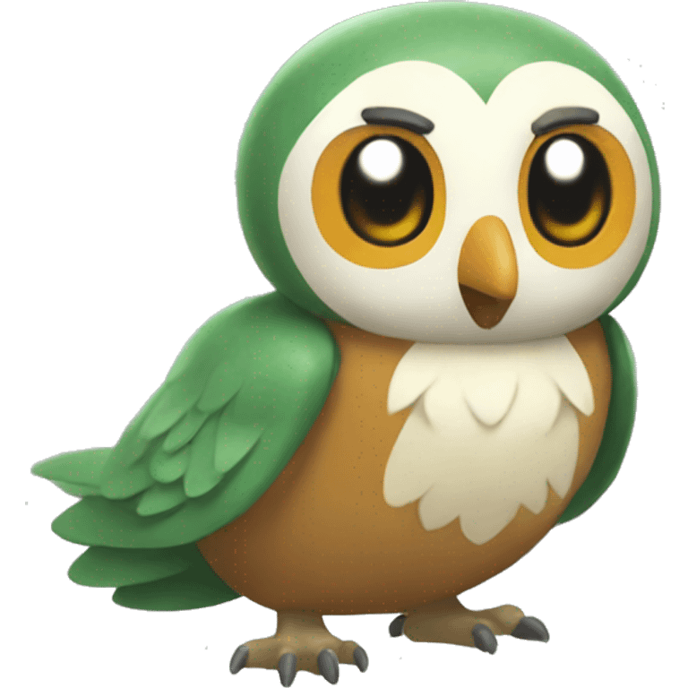 Rowlet the pokemon emoji