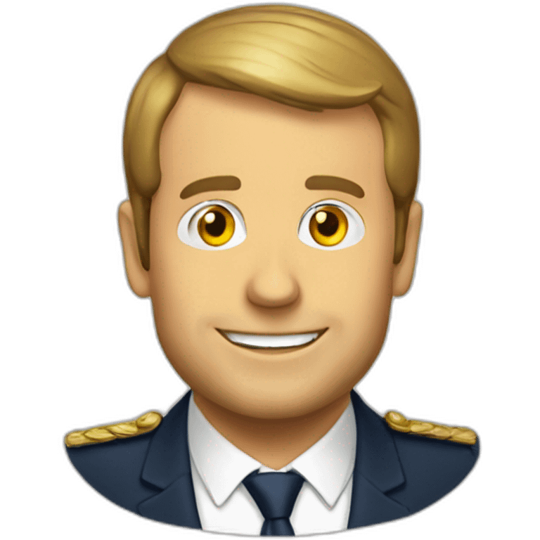 Macron bière emoji