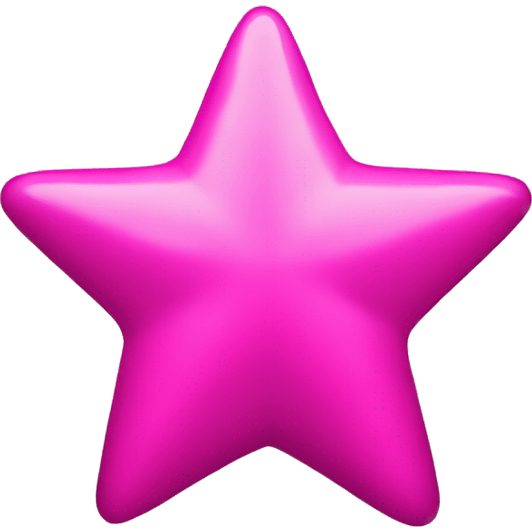 Hot pink star emoji