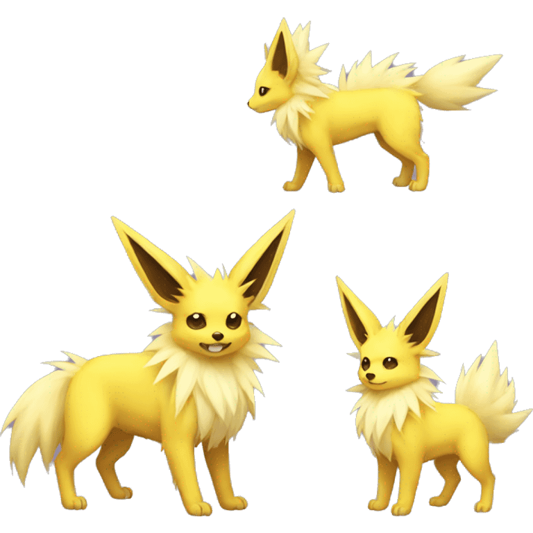 Jolteon full body emoji