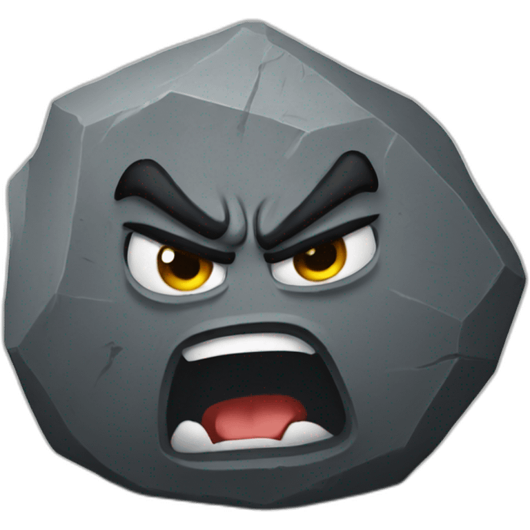 Big Rock angry emoji