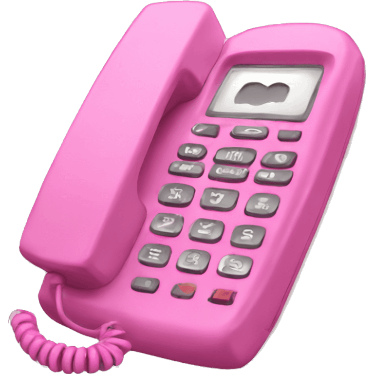 Pink Y2K flip phone emoji