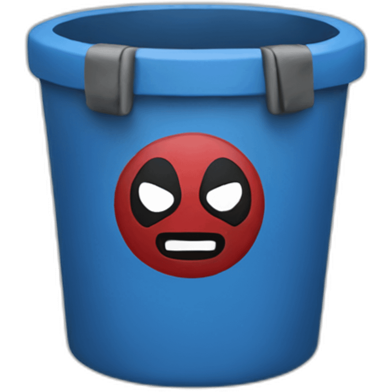 dead pool in blue crocks emoji