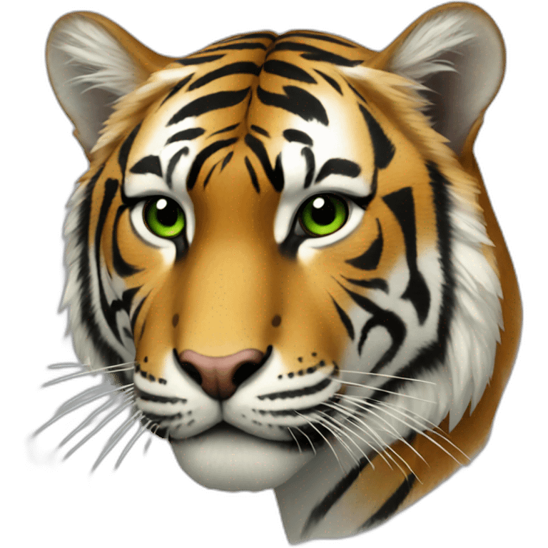 Tigre vert emoji