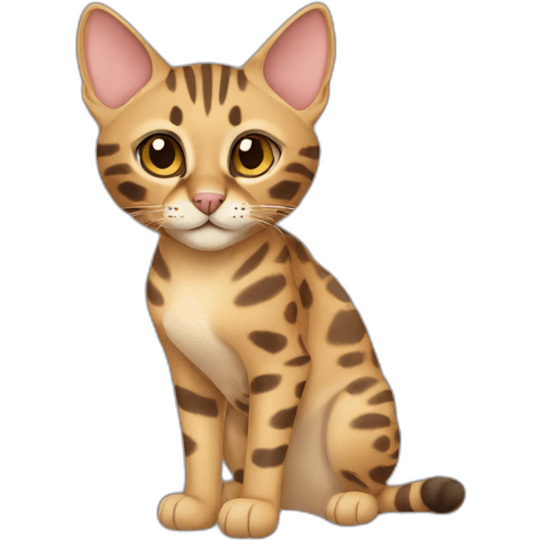 Savannah Cat Full Body emoji