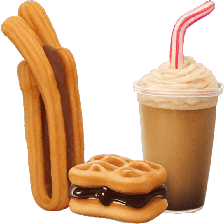 boba and churros emoji