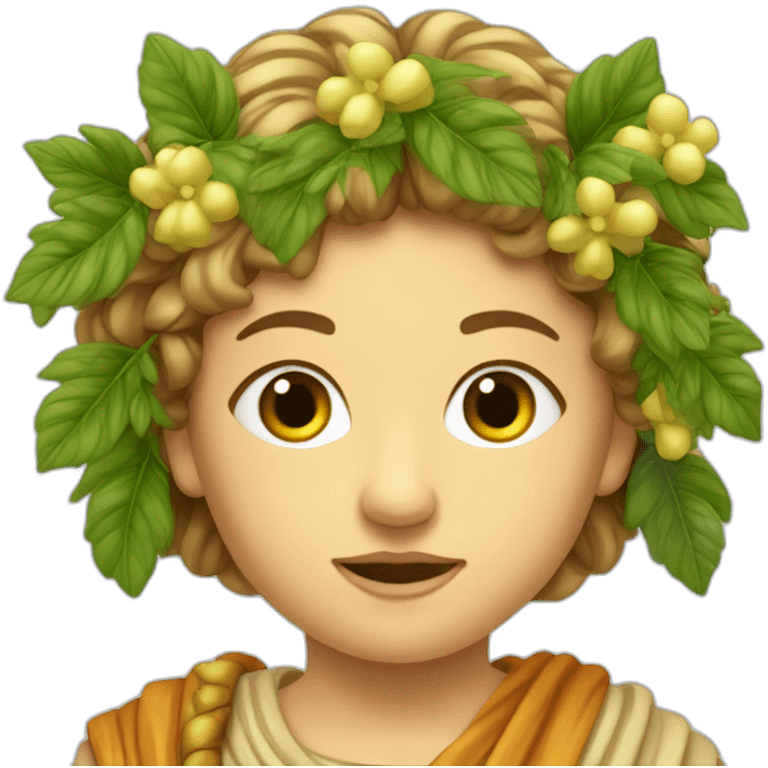 demeter avec des gerbes de blé emoji