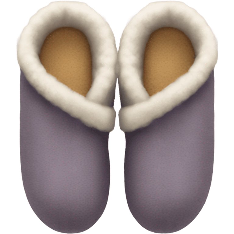 cozy slippers emoji