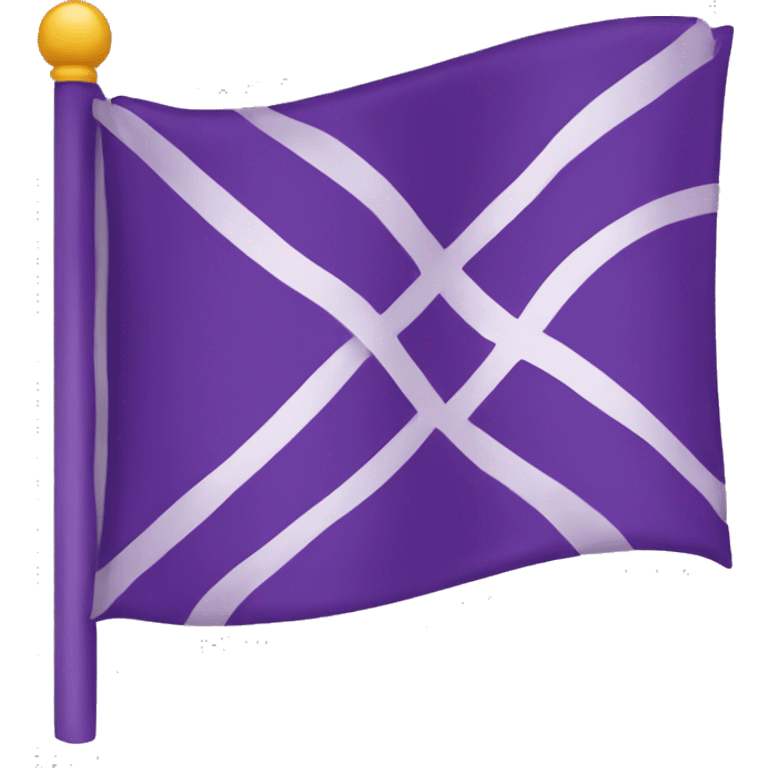 Purple flag emoji