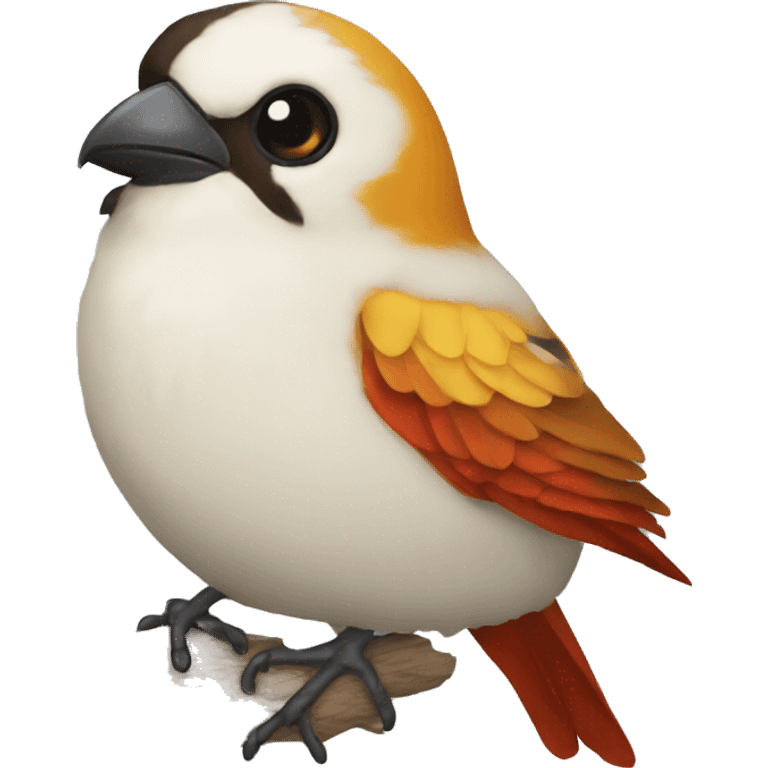 Pajaro petirrojo emoji