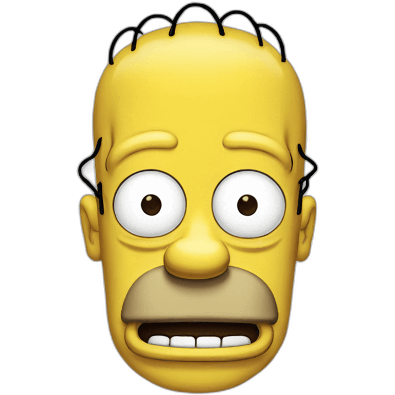 homer simpson face emoji