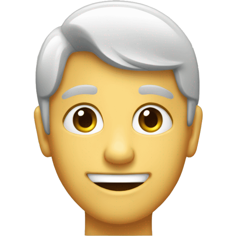 A smiling gentle face for a powr point presentation emoji