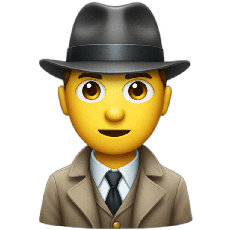 detective with head and monocle emoji