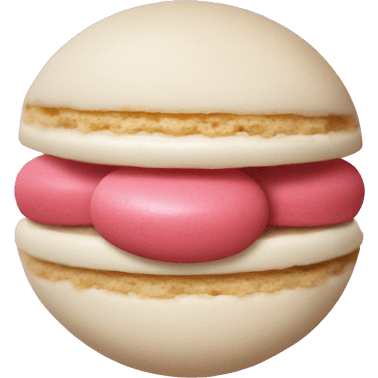 Macron mange du macaron emoji