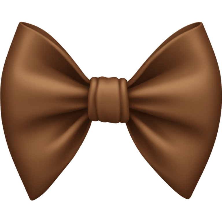 brown bow  emoji