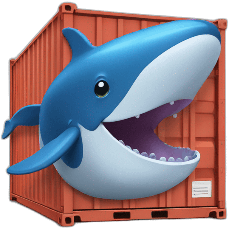 docker whale container emoji