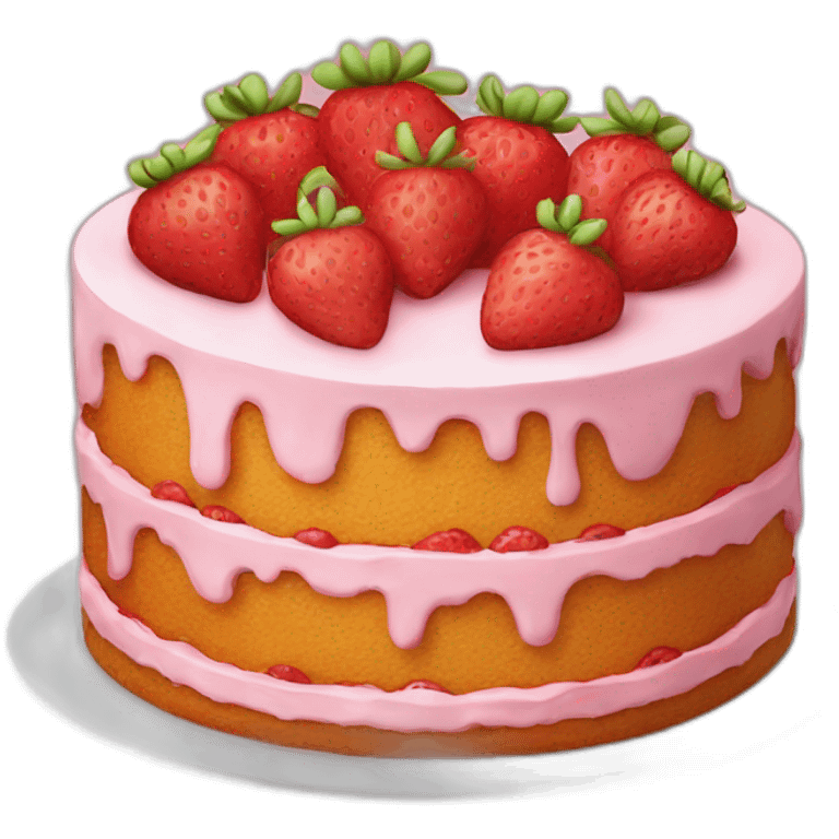 strawberry cake emoji