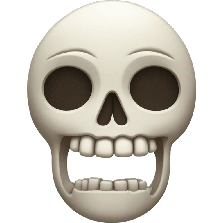 Sad skull  emoji